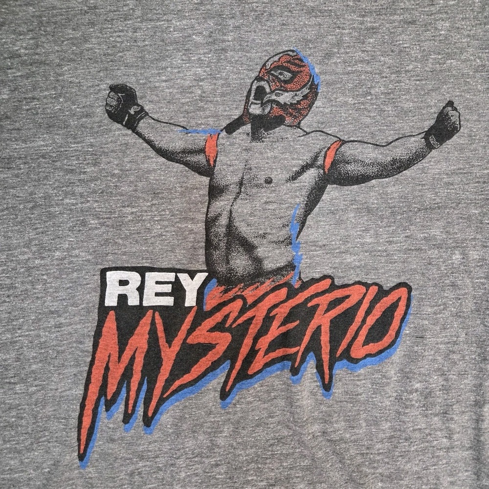 WWE Rey Mysterio Homage Graphic T-Shirt Gray 2XL